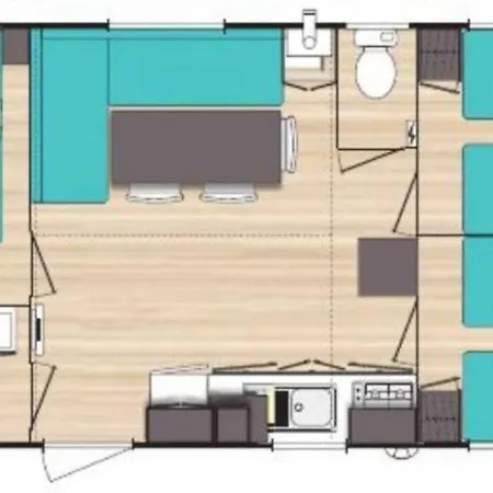 Mobil-Home, 3 Ch , 6 Personnes 800Cr Le Pont Leger Exterior photo